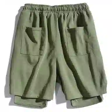 乱步 外穿工装五分裤百搭沙滩运动韩版潮流宽松休闲短裤 男女同款