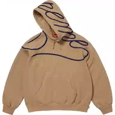 Supreme SS25 Shoulder Script Hooded Sweatshirt