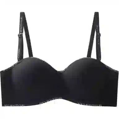 黛尔佳人 无痕内衣女大胸显小胸聚拢夏季薄款防下垂软支撑胸罩文胸 女款