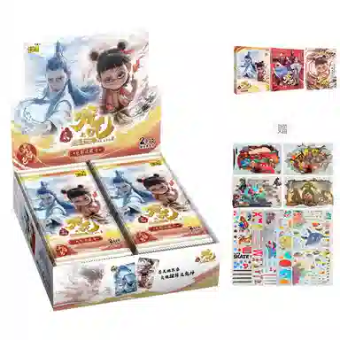 Kayou Nezha Demon Child Movie Collectible Cards Flame Pack