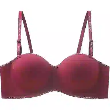 黛尔佳人 无痕内衣女大胸显小胸聚拢夏季薄款防下垂软支撑胸罩文胸 女款