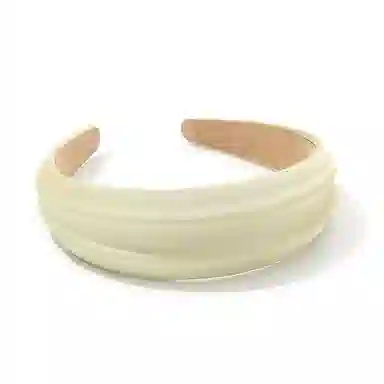 如花梦 高颅顶高级感洋气时尚宽边压发头箍气质 布艺 发箍 女款