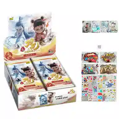 Kayou Nezha Demon Child Movie Collectible Cards Flame Pack