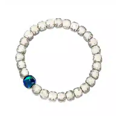 钰澜文玩 毛感料河豚无相+忘川无相珠搭配款佛珠转运珠 星月菩提 手串 男女同款情侣款