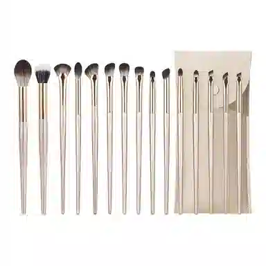 计轩  软毛刀锋眼影刷套装 定妆便携晕染