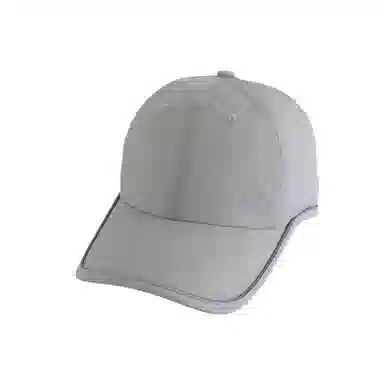 艾佳微 春夏季反光条醒目轻薄打孔透气户外出行遮阳防晒速干 涤纶 鸭舌帽 男女同款情侣款