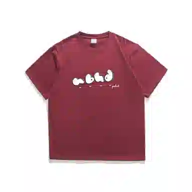 莫代尔 大学生宿舍外出短袖都可穿舒适宽松纯棉柔软亲肤设计感百搭休闲简约气质个性时尚潮流圆领卫衣多色可选打底衣 男女同款