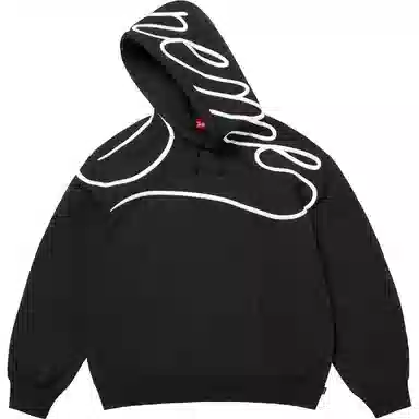 Supreme SS25 Shoulder Script Hooded Sweatshirt