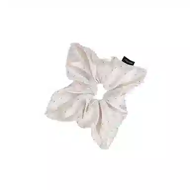 水中玉 米色闪钻满天星方巾大肠发圈气质扎头发低马尾发绳发饰 布艺 头绳 女款