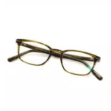 青雉作 日式中性稳重通勤矮框 板材镜架 长方形 光学眼镜 男女同款情侣款