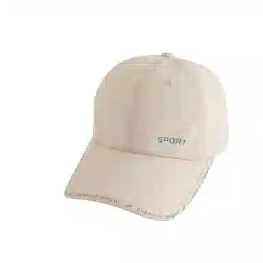 艾佳微 春夏户外休闲钓鱼轻薄防晒遮阳帽简约时尚透气网眼速干 涤纶 鸭舌帽 男女同款情侣款