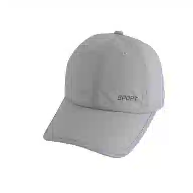 艾佳微 春夏户外休闲钓鱼轻薄防晒遮阳帽简约时尚透气网眼速干 涤纶 鸭舌帽 男女同款情侣款