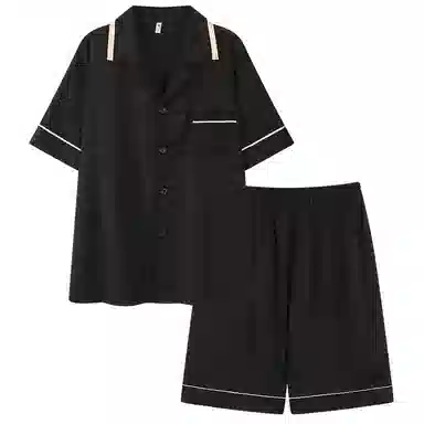 好福份 时尚简约亲肤家居服睡衣套装 男款