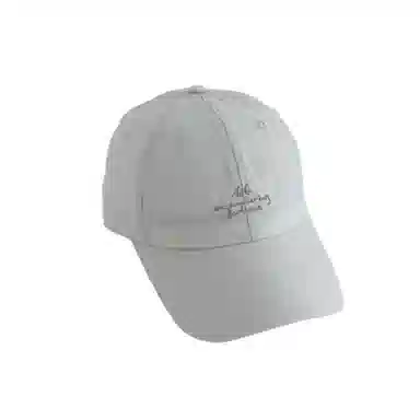 艾佳微 简约刺绣速干帽子户外防晒帽运动透气韩版轻薄百搭遮阳帽 棉 鸭舌帽 男女同款情侣款