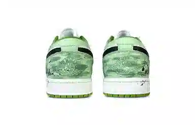 Jordan Air Jordan 1 Low Custom Green