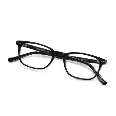 青雉作 日式中性稳重通勤矮框 板材镜架 长方形 光学眼镜 男女同款情侣款