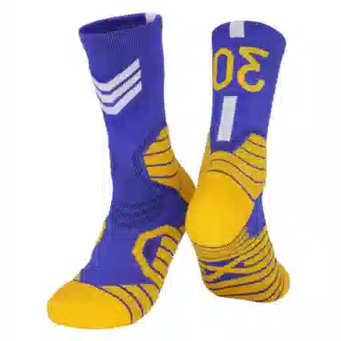 轻迎 春夏儿童实战训练长筒运动袜青少年防滑袜男童中筒袜子篮球袜 男女同款