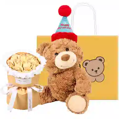 柏文熊 礼物熊 动物 玩偶 毛绒公仔