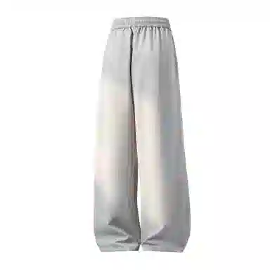 兰缪 美式复古日系高街风简约基础款日常通勤户外山系运动宽松清爽透气潮流柔软百搭亲肤直筒裤长裤垂感系带长裤休闲裤 男女同款