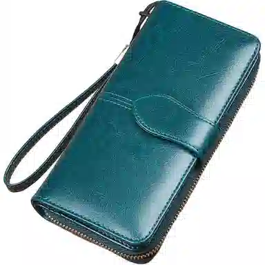 歌若拉 长款多卡位 牛皮 皮夹钱包 女款 多色