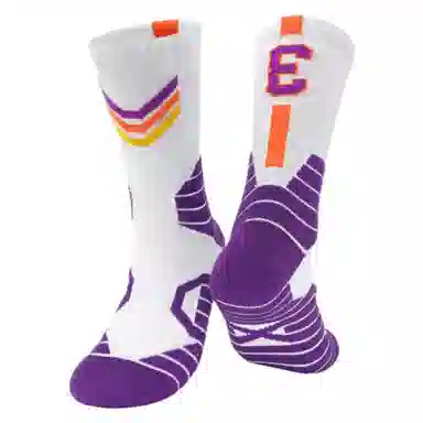 轻迎 春夏儿童实战训练长筒运动袜青少年防滑袜男童中筒袜子篮球袜 男女同款