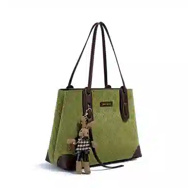 MACKJANICE Tote Bag Green