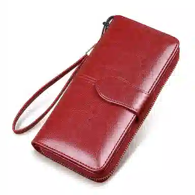 歌若拉 长款多卡位 牛皮 皮夹钱包 女款 多色