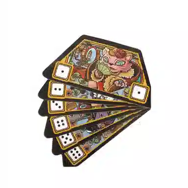 咕轹 骰子大亨卡片游戏 桌游