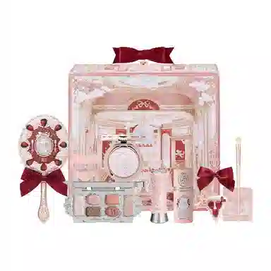 花知晓 眼影腮红糖霜寄梦礼盒彩妆套装 易上色自然 九件套