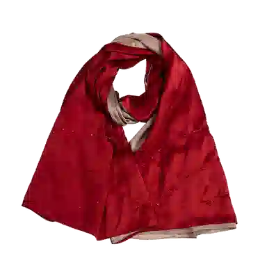 红豆 顺滑亲肤缎面 桑蚕丝 丝巾 女款