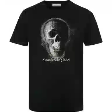 Alexander McQueen SS22 Skull Logo T-Shirt Black