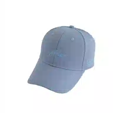 艾佳微 刺绣软顶休闲百搭韩版潮嘻哈太阳帽遮阳大头围显脸小 棉 鸭舌帽 男女同款情侣款