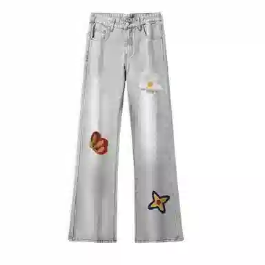 AMBER LIGHT Vintage Floral Jeans