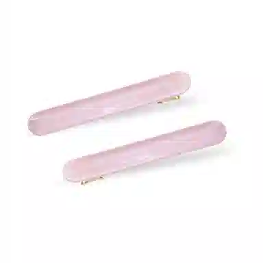 蒙妮 法式复古金标小法棍 醋酸 发夹 女款