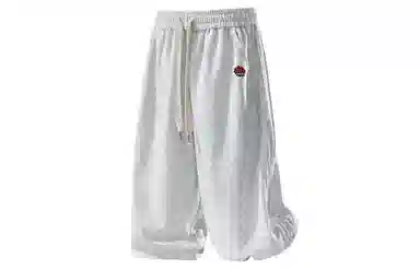 王者荣耀 美式高街纯色基础款七分裤宽松舒适亲肤透气吸汗排湿户外运动日常通勤百搭休闲短裤 男女同款