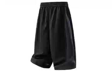 王者荣耀 美式高街纯色基础款七分裤宽松舒适亲肤透气吸汗排湿户外运动日常通勤百搭休闲短裤 男女同款