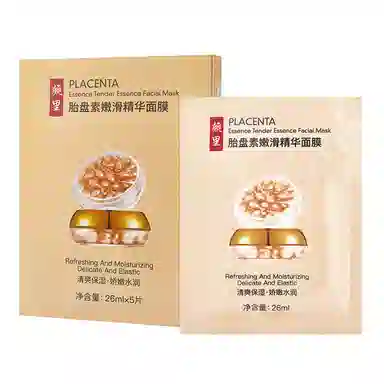 颜里 胎盘素嫩滑精华面膜 保湿