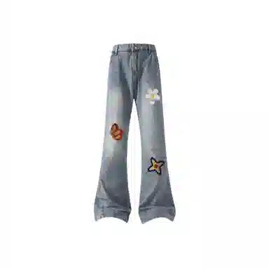AMBER LIGHT Vintage Floral Jeans