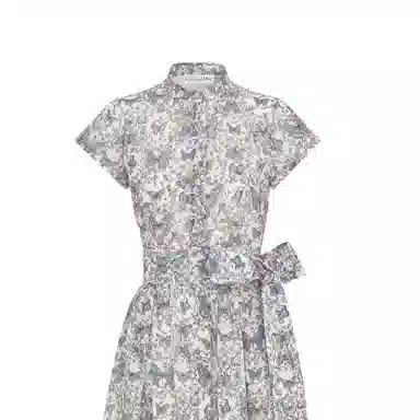DIOR Printed Flared Dress