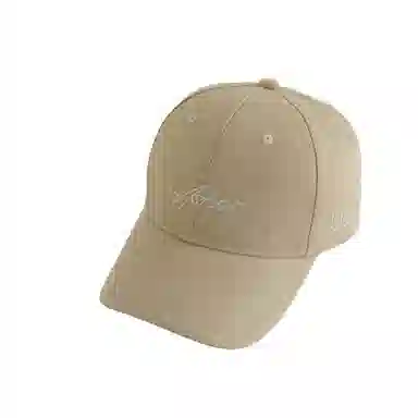 艾佳微 刺绣软顶休闲百搭韩版潮嘻哈太阳帽遮阳大头围显脸小 棉 鸭舌帽 男女同款情侣款