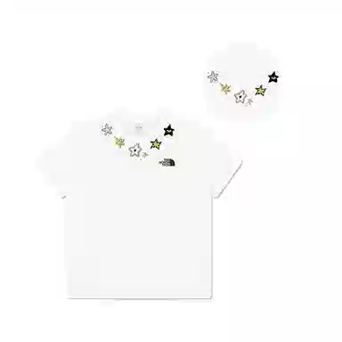 THE NORTH FACE T white