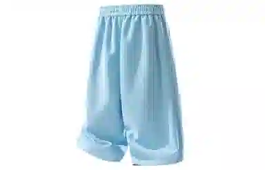 王者荣耀 美式高街纯色基础款七分裤宽松舒适亲肤透气吸汗排湿户外运动日常通勤百搭休闲短裤 男女同款