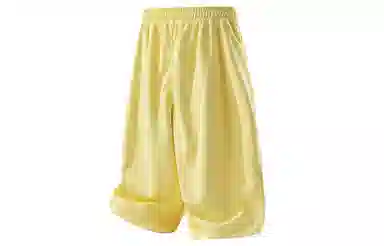 王者荣耀 美式复古纯色七分裤简约百搭宽松舒适透气亲肤凉感居家户外运动青少年潮流休闲短裤 男女同款