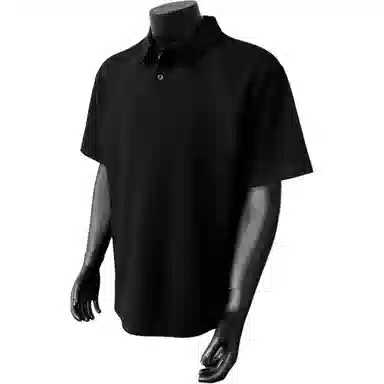 BLACK AT cleanfitPolo