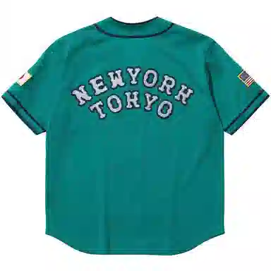 Supreme x Homerun SS25 WEEK12 Baseball Jersey logo