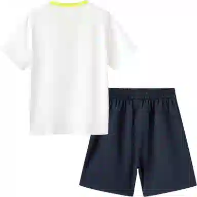Asics V-Neck Performance Set White Youth