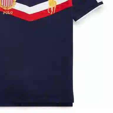 Polo Ralph Lauren SS24 Letter Logo Slim Polo Shirt Blue