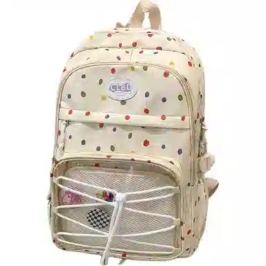 行途 书包初中生高中生大学生大容量包女防水轻便电脑背包 尼龙 双肩包 男女同款情侣款 多色