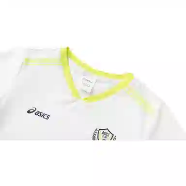 Asics V-Neck Performance Set White Youth