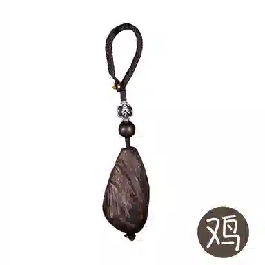 工匠一族 原木随形十二生肖本命佛汽车吉祥好运带香味 檀木 挂件 男女同款情侣款